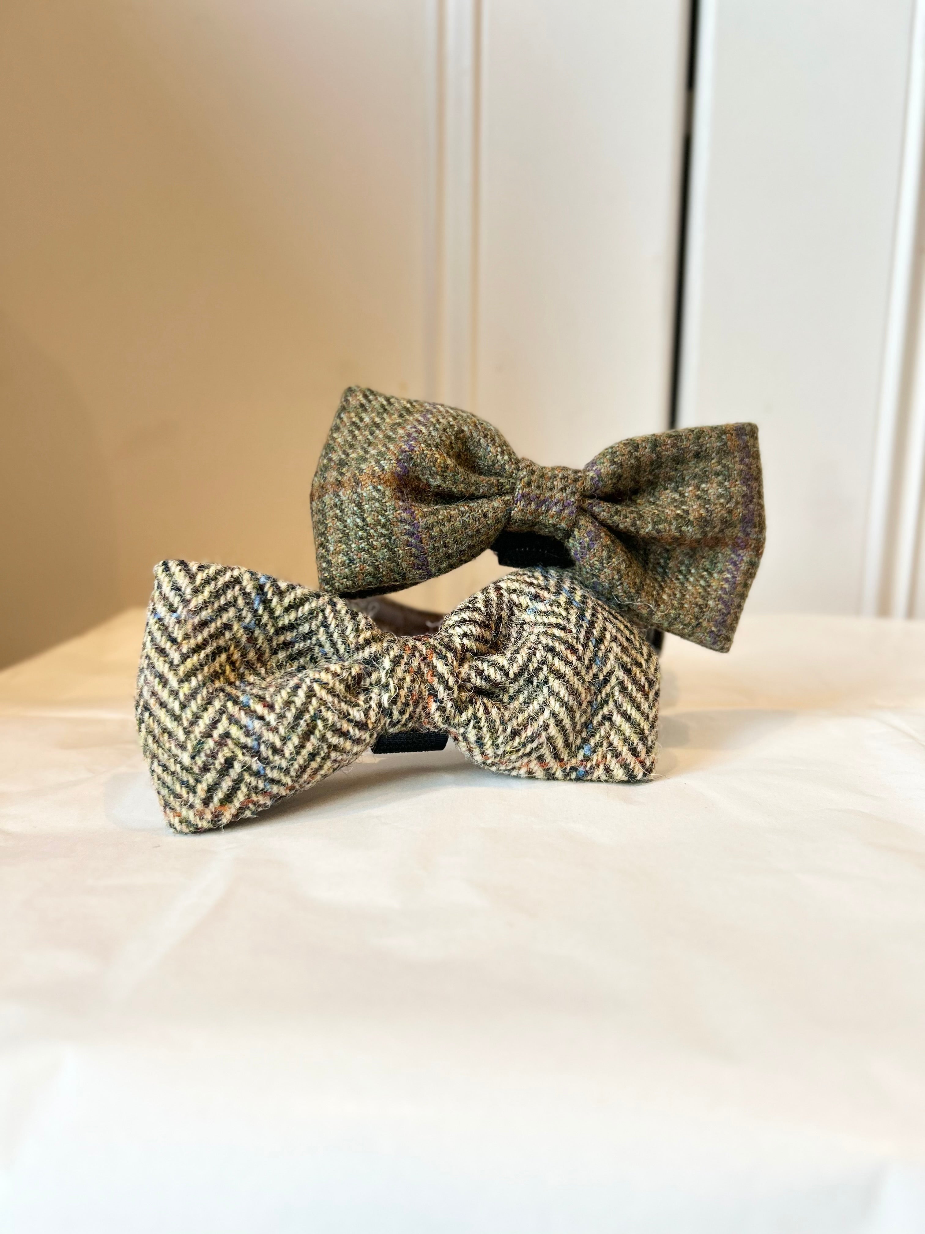 Tweed bow tie