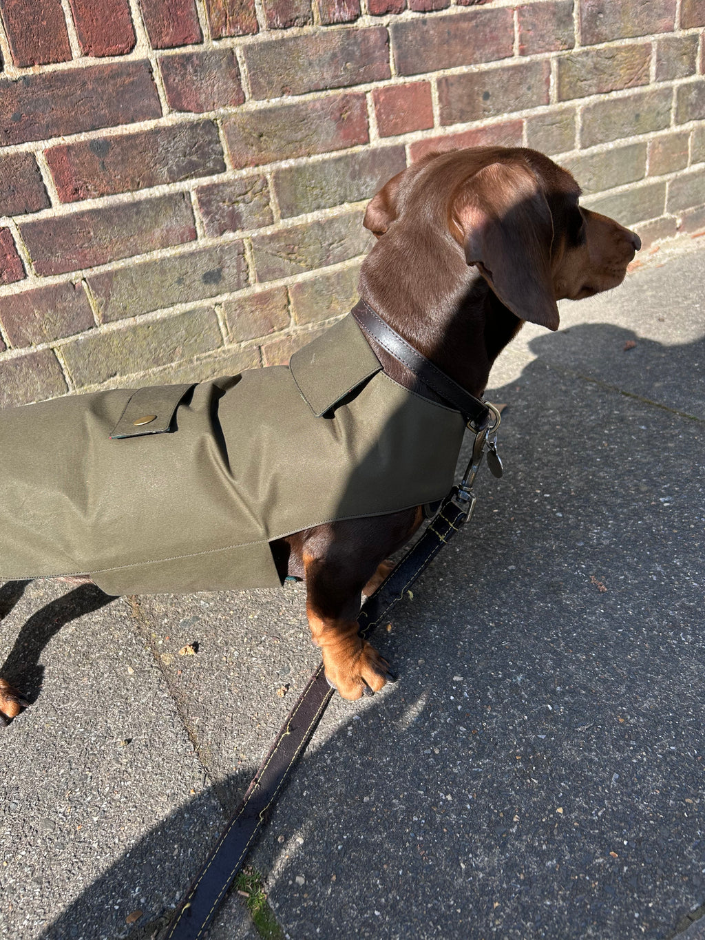 Classic wax raincoat - khaki