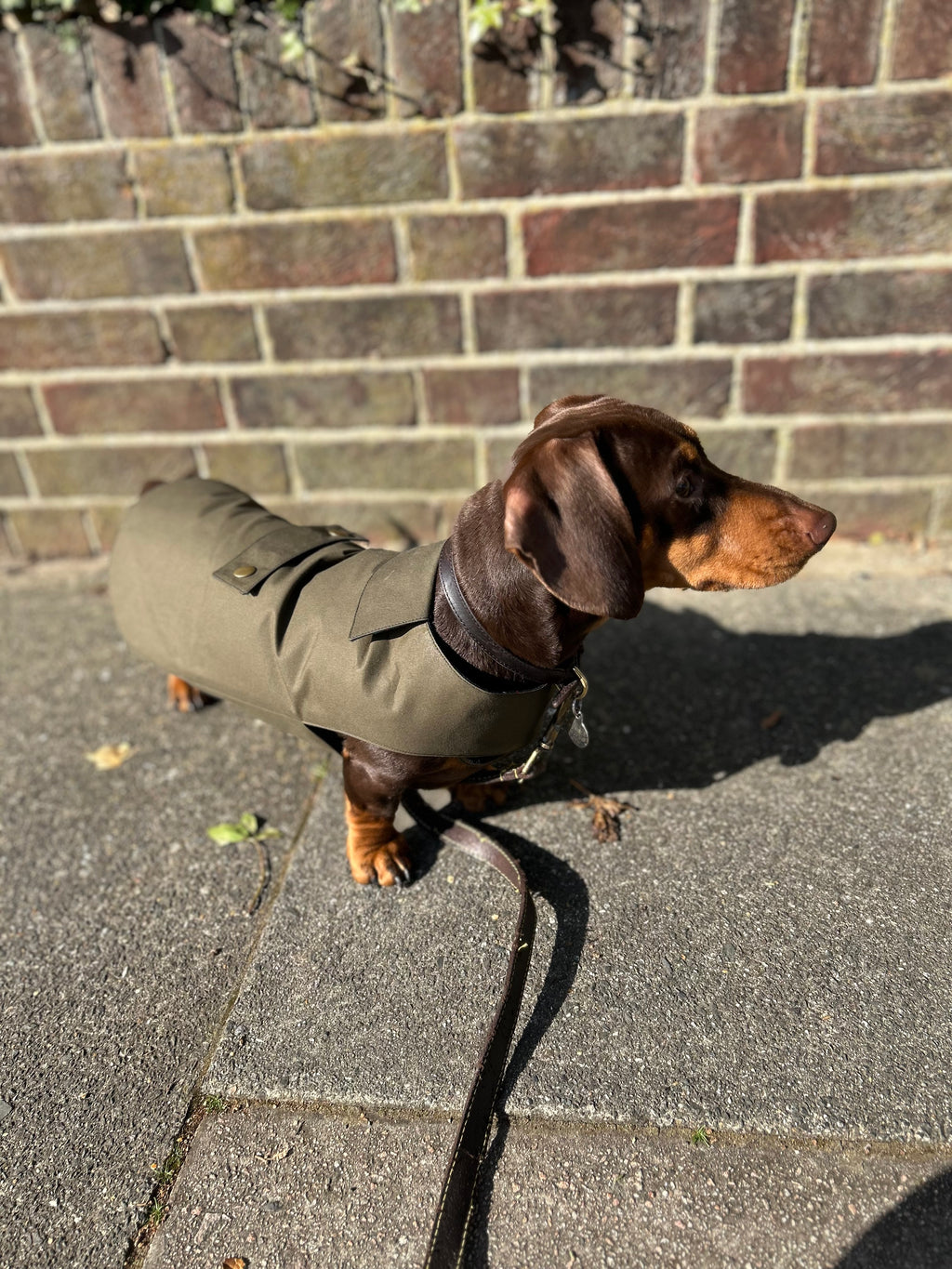 Classic wax raincoat - khaki