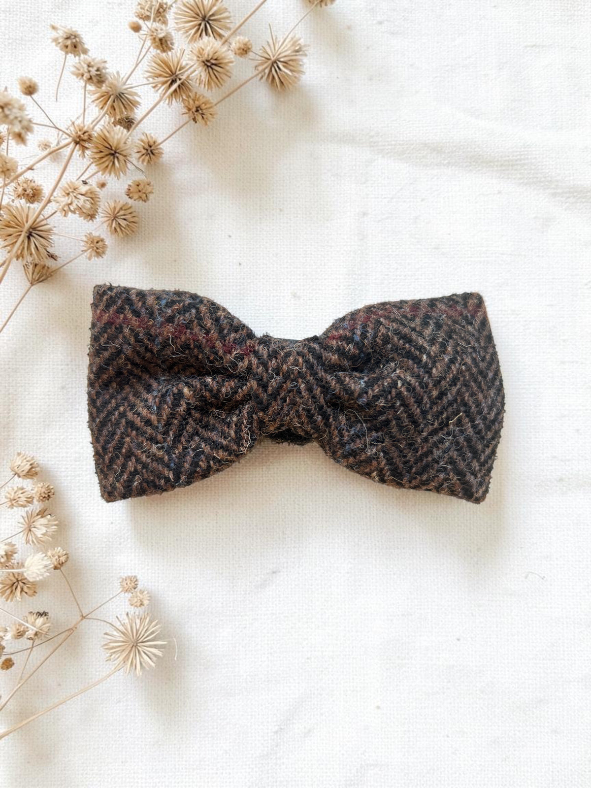 Tweed bow tie