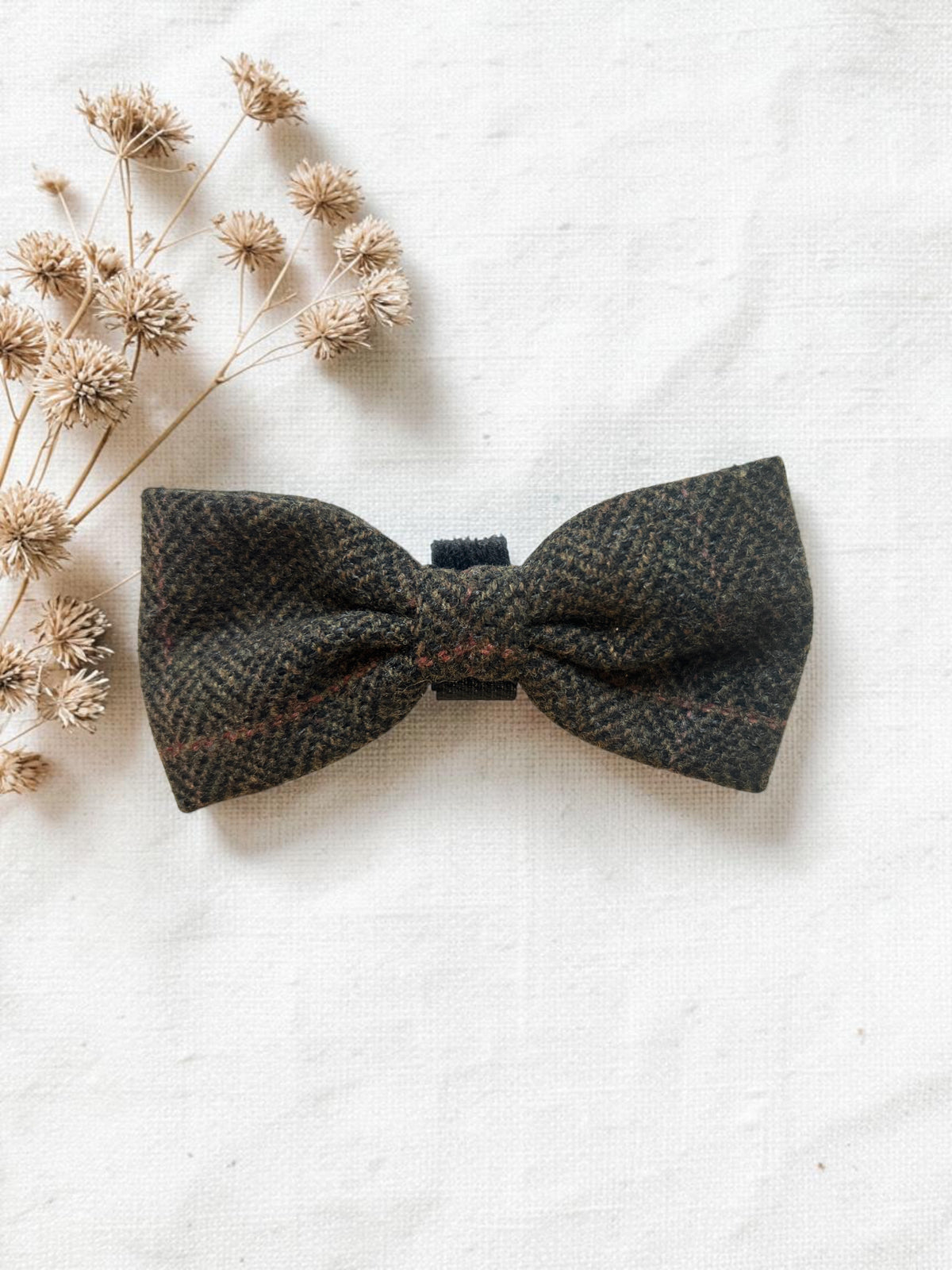 Tweed bow tie
